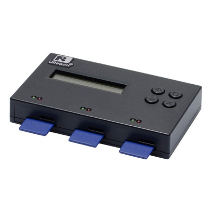 U-Reach draagbare SD / microSD duplicator 1-2